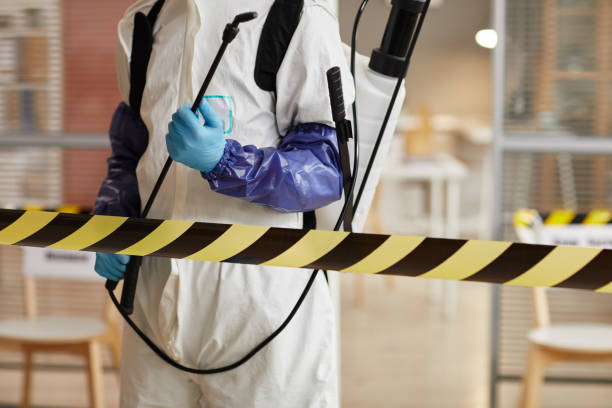 Professional Trauma Scene Cleanup technician working in Austwell, TX